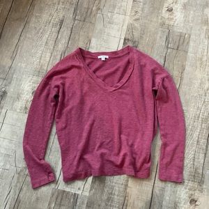 Red James Perse sweater